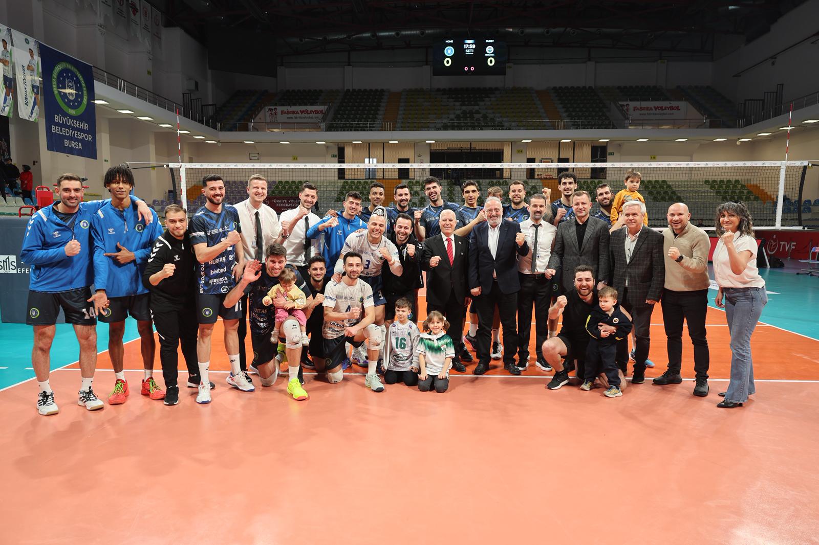 Bursa Büyükşehir Belediyespor’dan Fenerbahçe karşısında büyük galibiyet