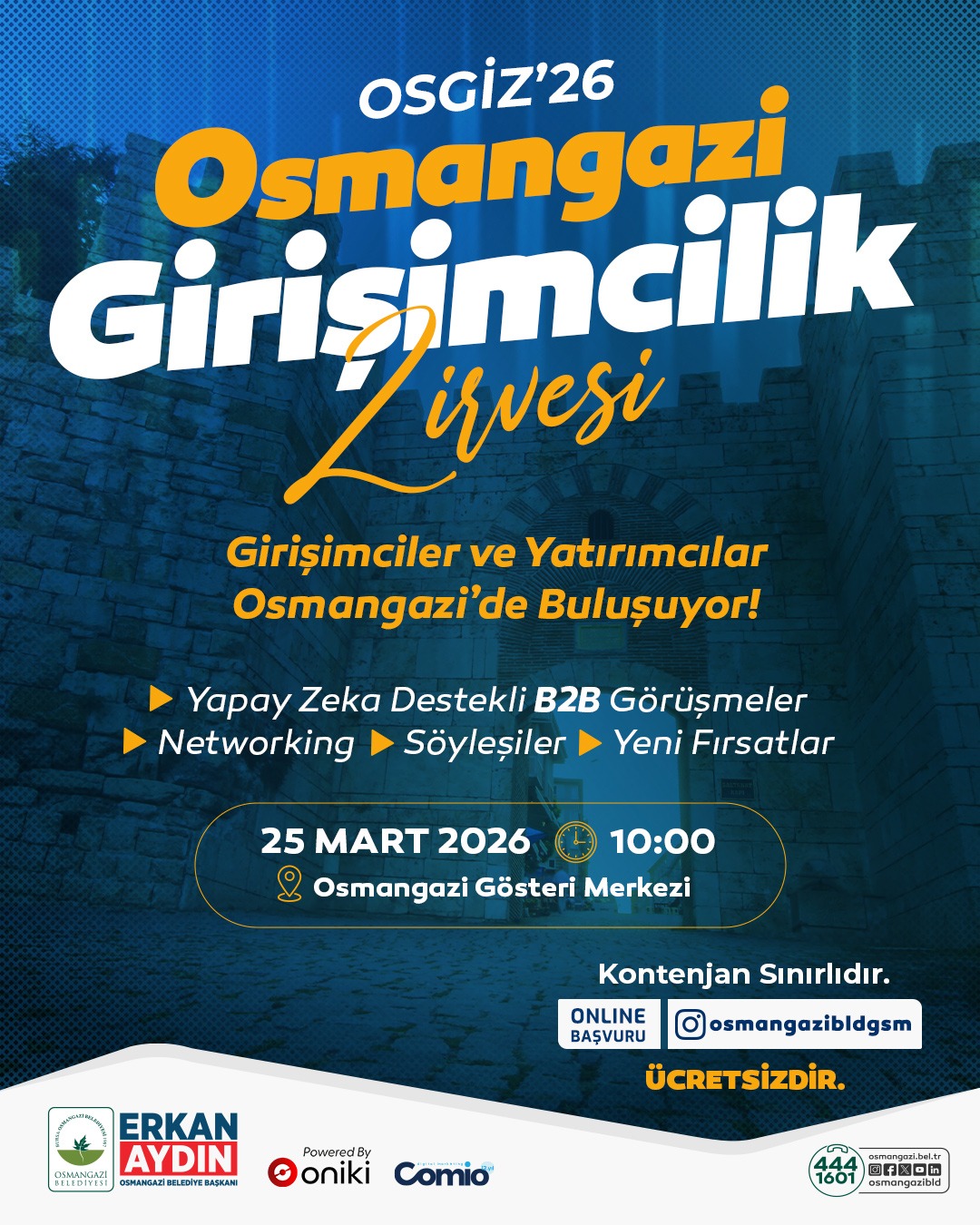 ‘Osmangazi’ Girişimcilikte Yeni Bir Dönem Başlatıyor