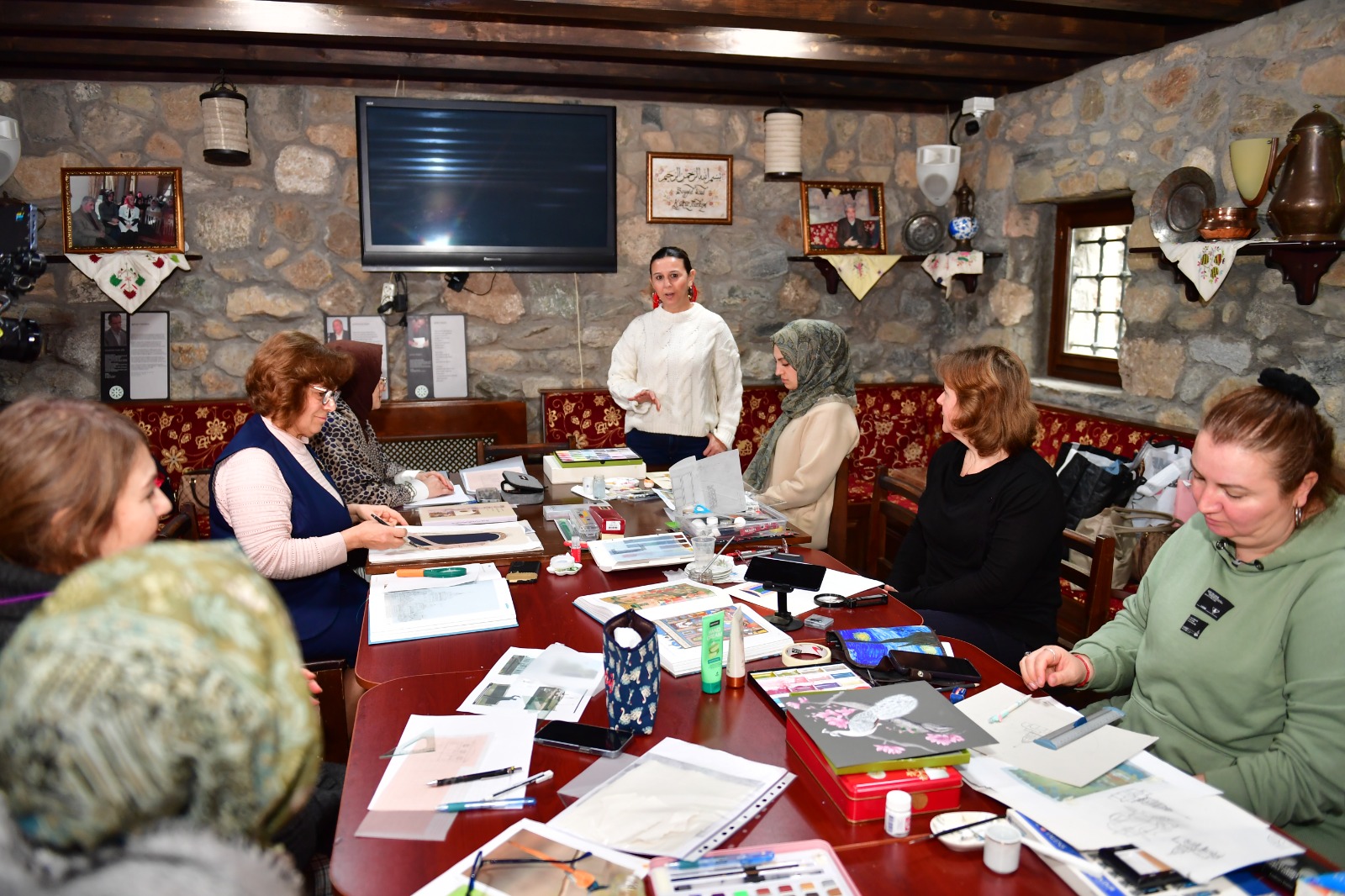 Osmangazi’de Minyatür Sanatı Kadınlarla Hayat Buluyor