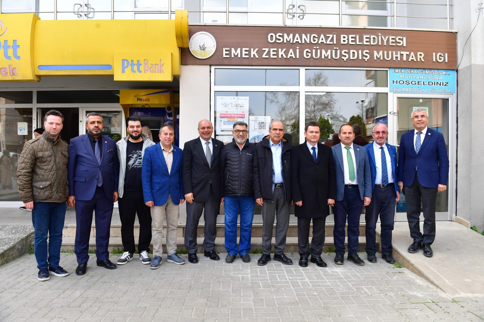 Başkan Aydın’ın Cuma Durağı Emek Mahallesi Oldu
