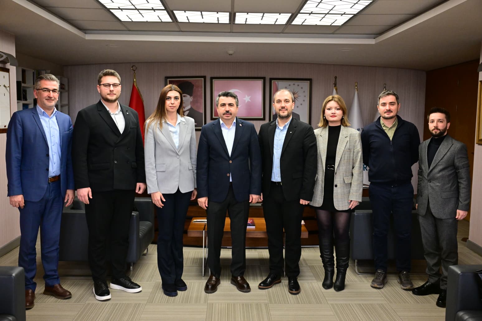 BAŞKAN YILMAZ'A AKADEMİK ZİYARET