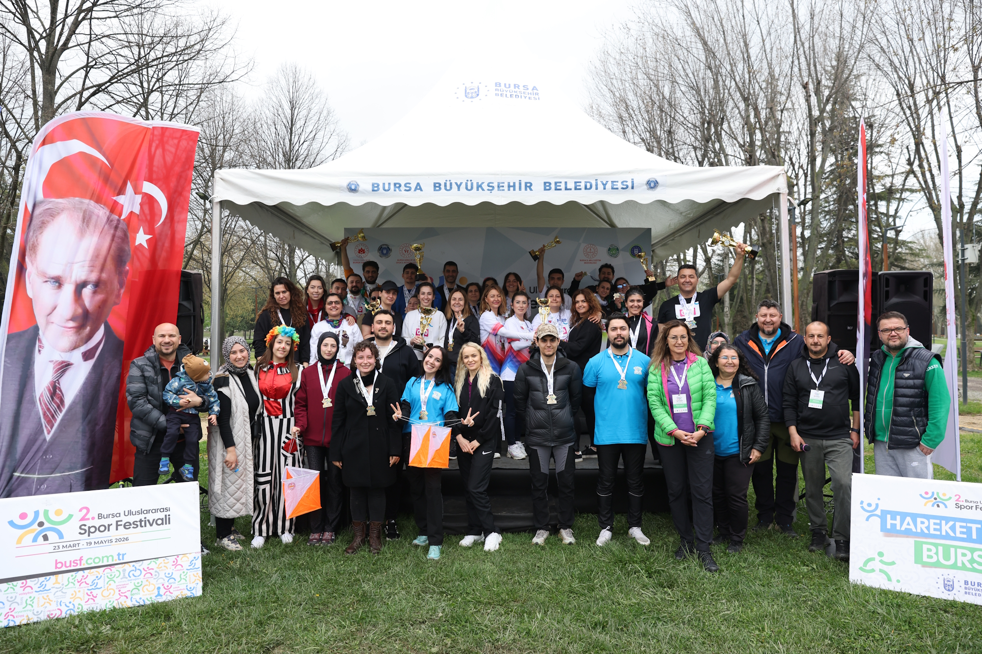 Sporun enerjisi Bursa'da yaşanıyor