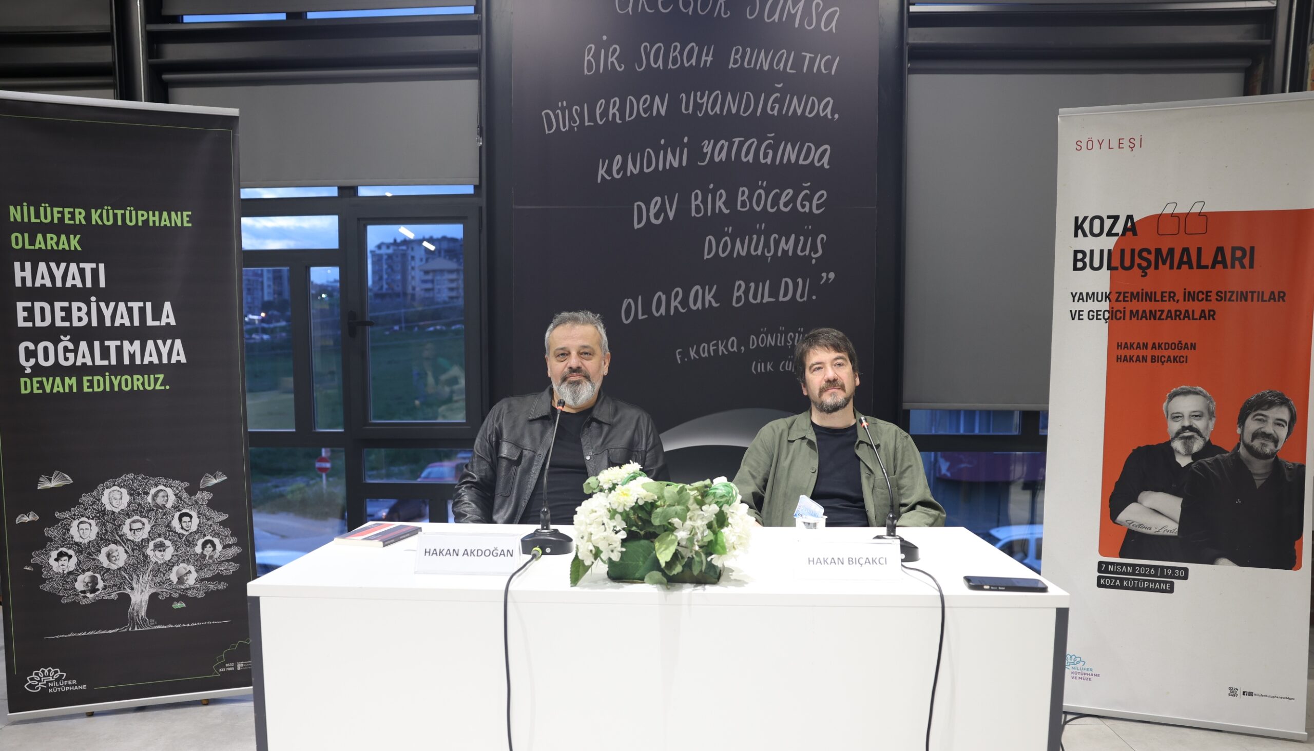 Hakan Bıçakçı, TikTok çağında edebiyatı sürdürmeyi Nilüfer’de anlattı