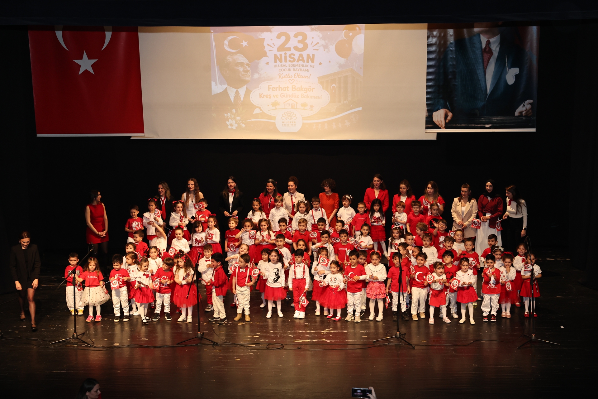 Nilüfer Belediyesi kreşlerinde 23 Nisan neşesi